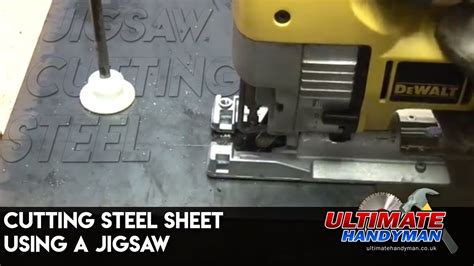 cutting thin sheet metal with jigsaw|how to operate a jigsaw.